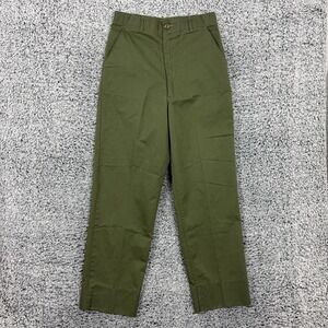Vintage OG-507 Pants Mens 30x30 Olive Green Utility Fatigue US Army 70s